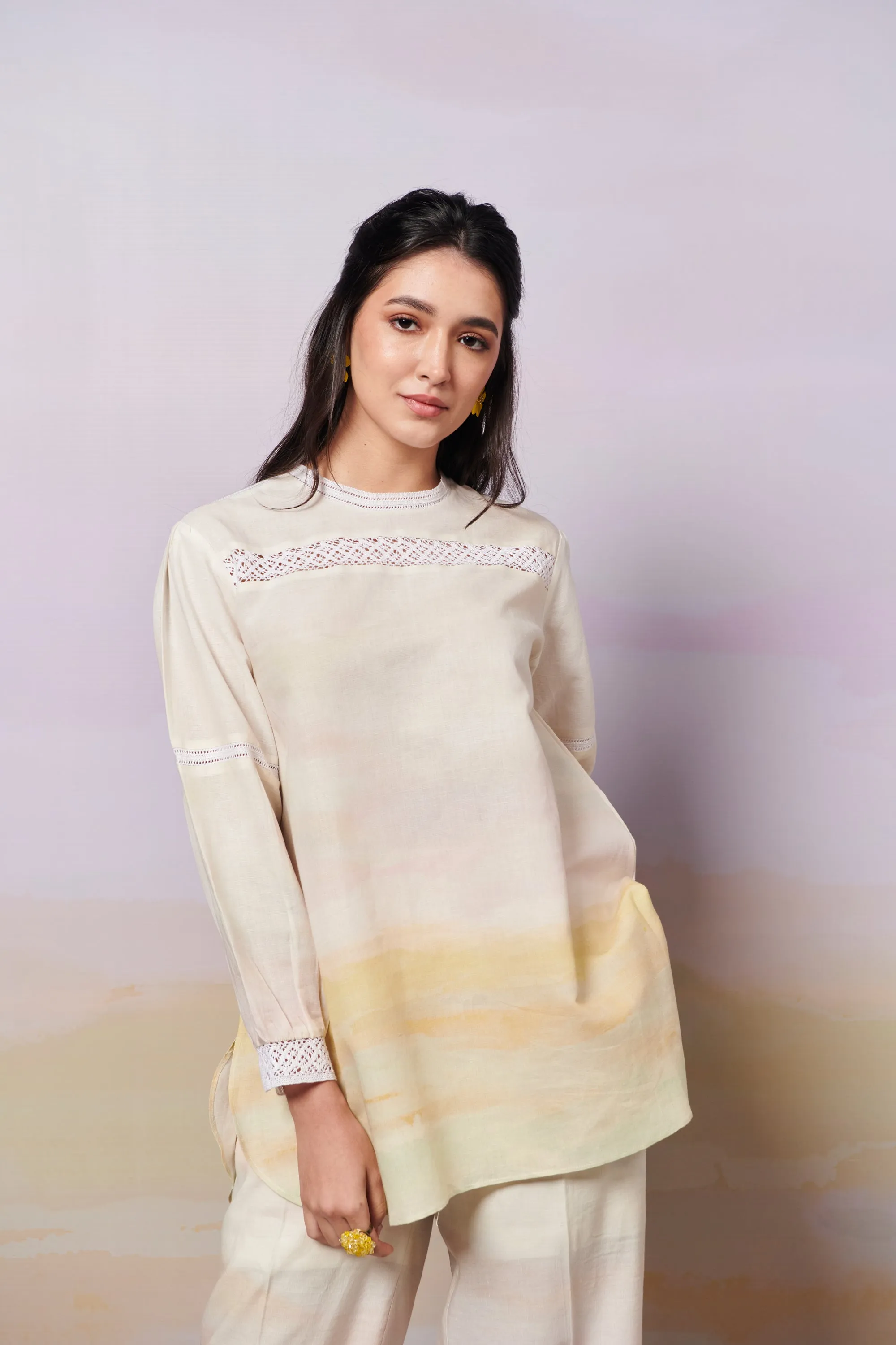 After Glow Short Top and Trousers co-ord set