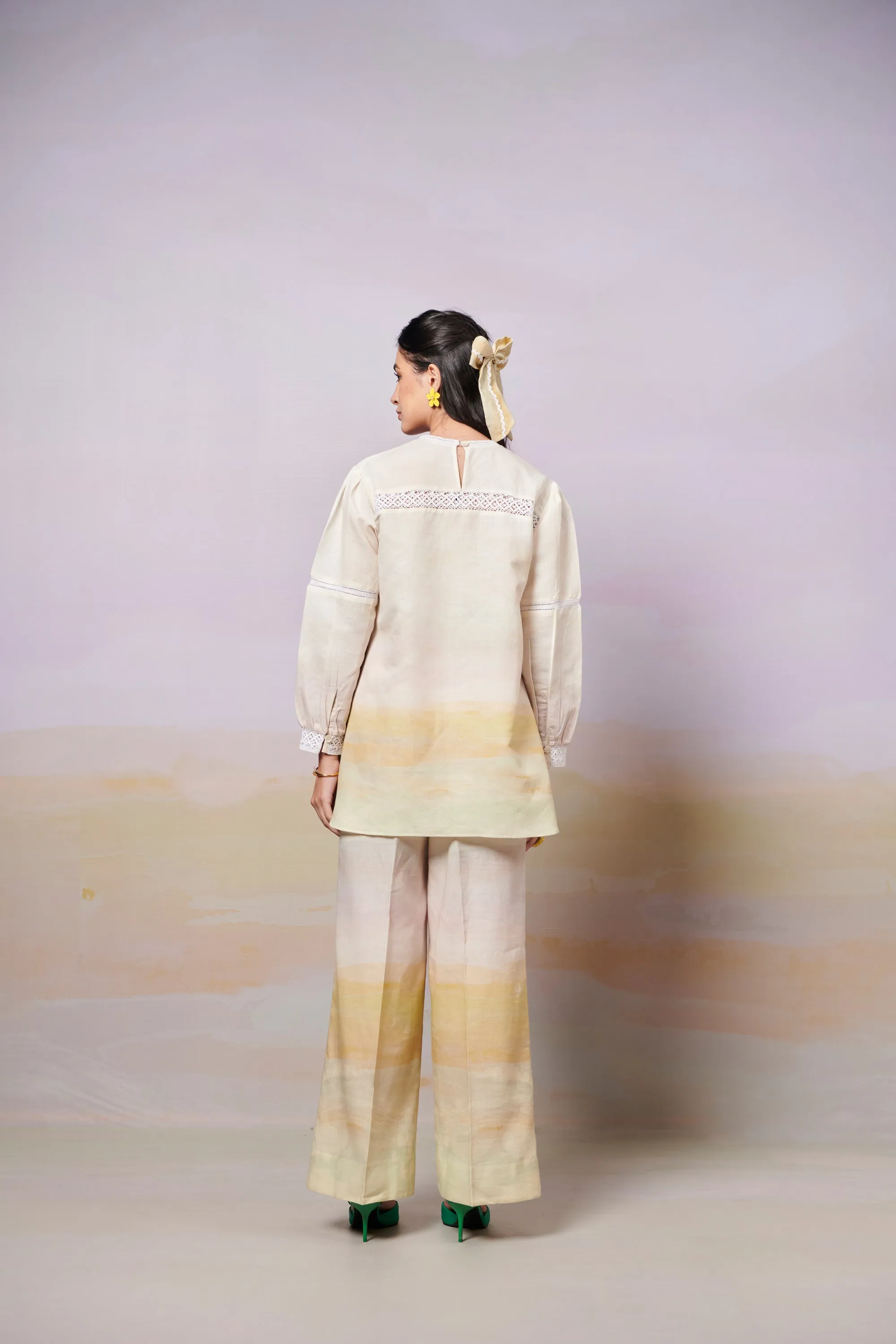 After Glow Short Top and Trousers co-ord set