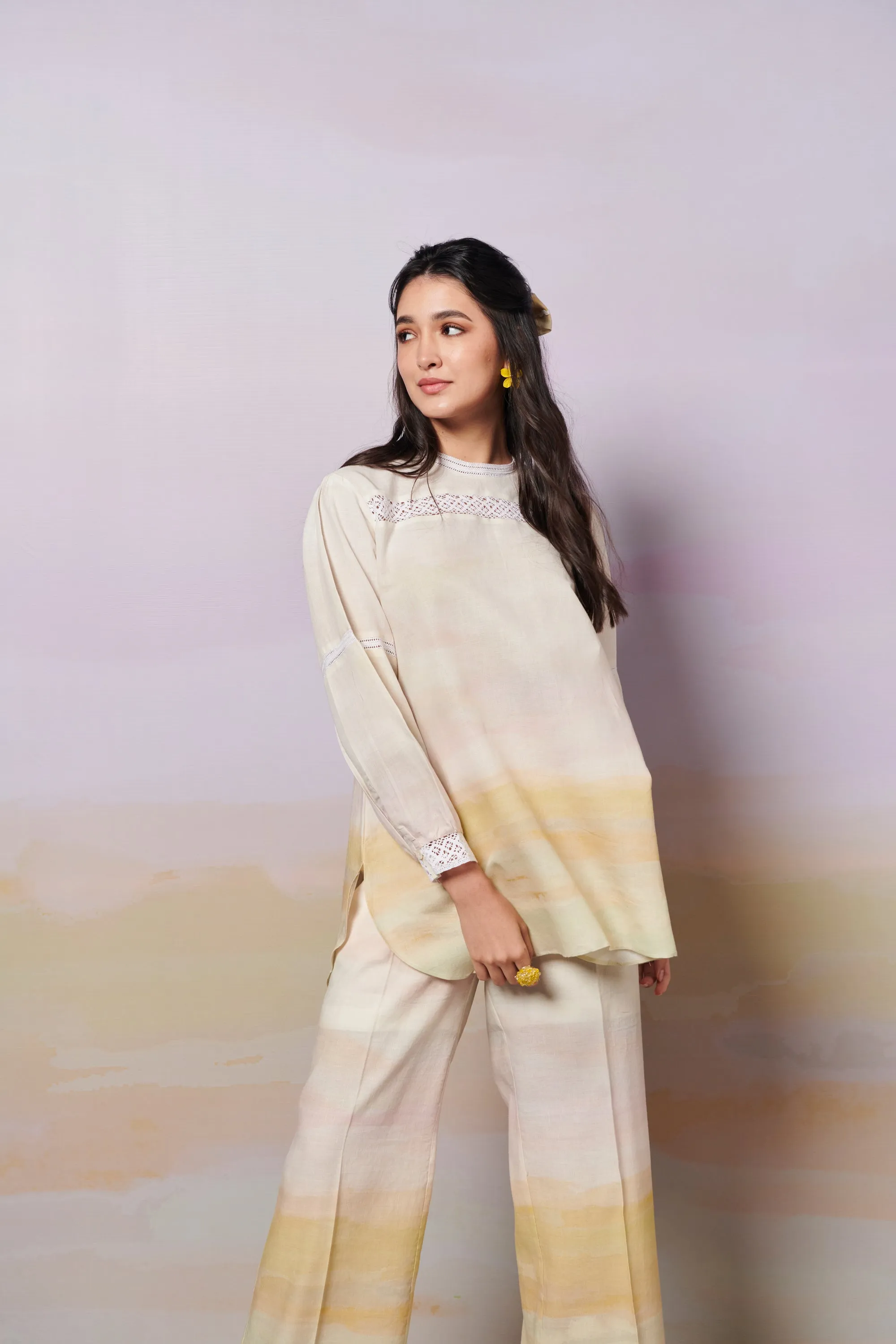 After Glow Short Top and Trousers co-ord set
