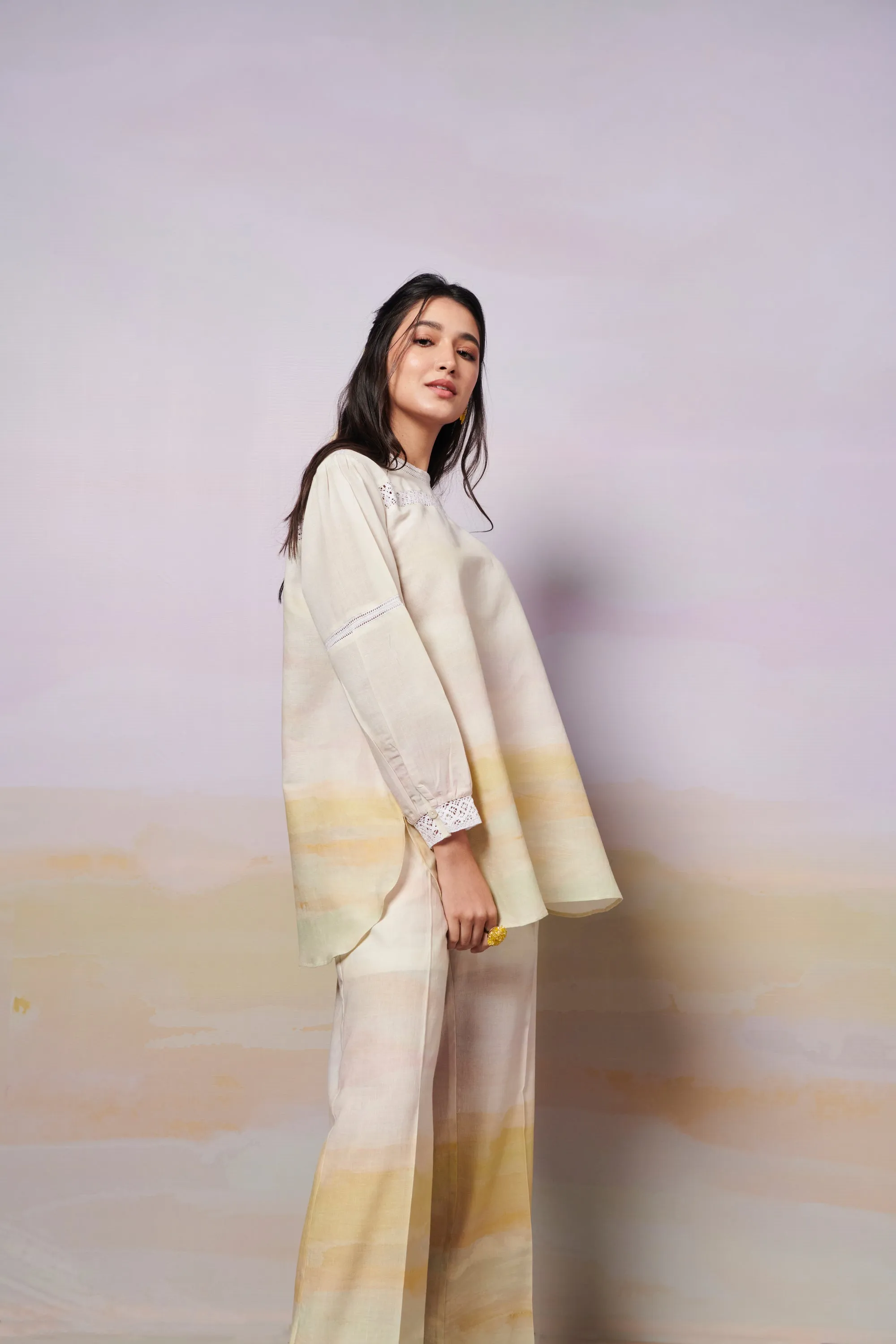 After Glow Short Top and Trousers co-ord set