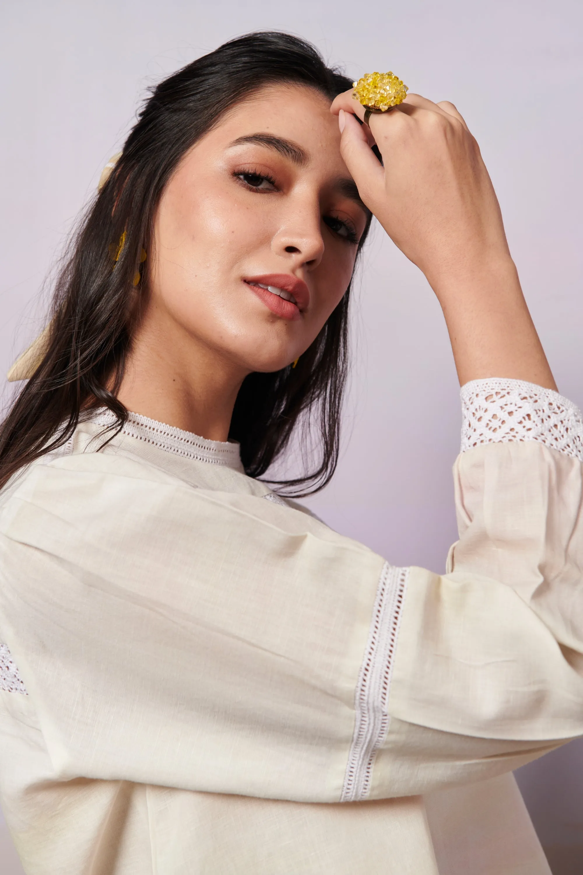 After Glow Short Top and Trousers co-ord set