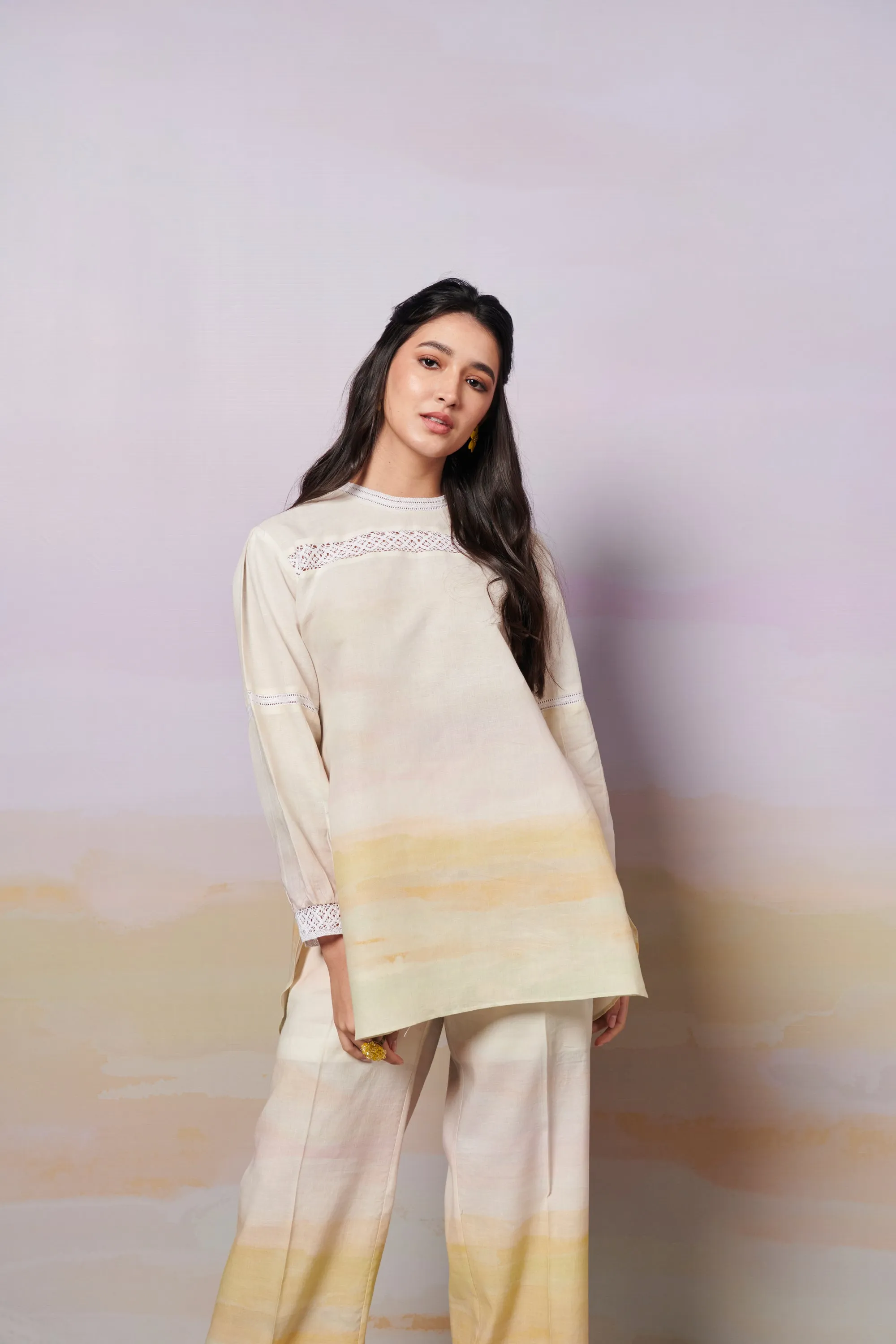 After Glow Short Top and Trousers co-ord set