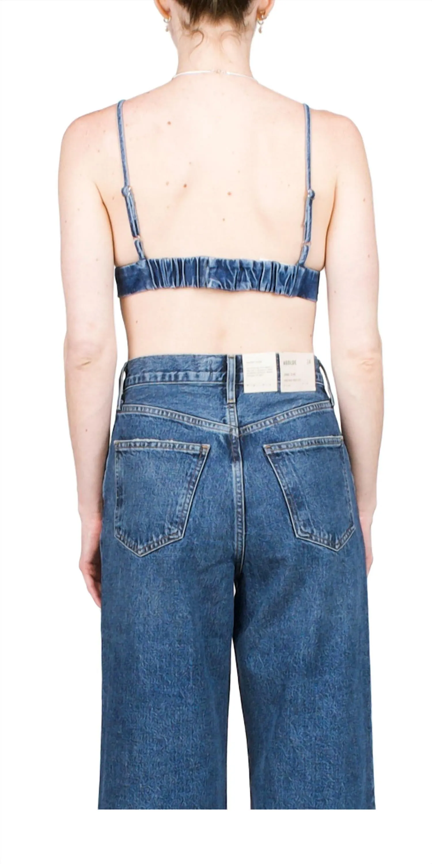 Agolde - Denim Bralette Top