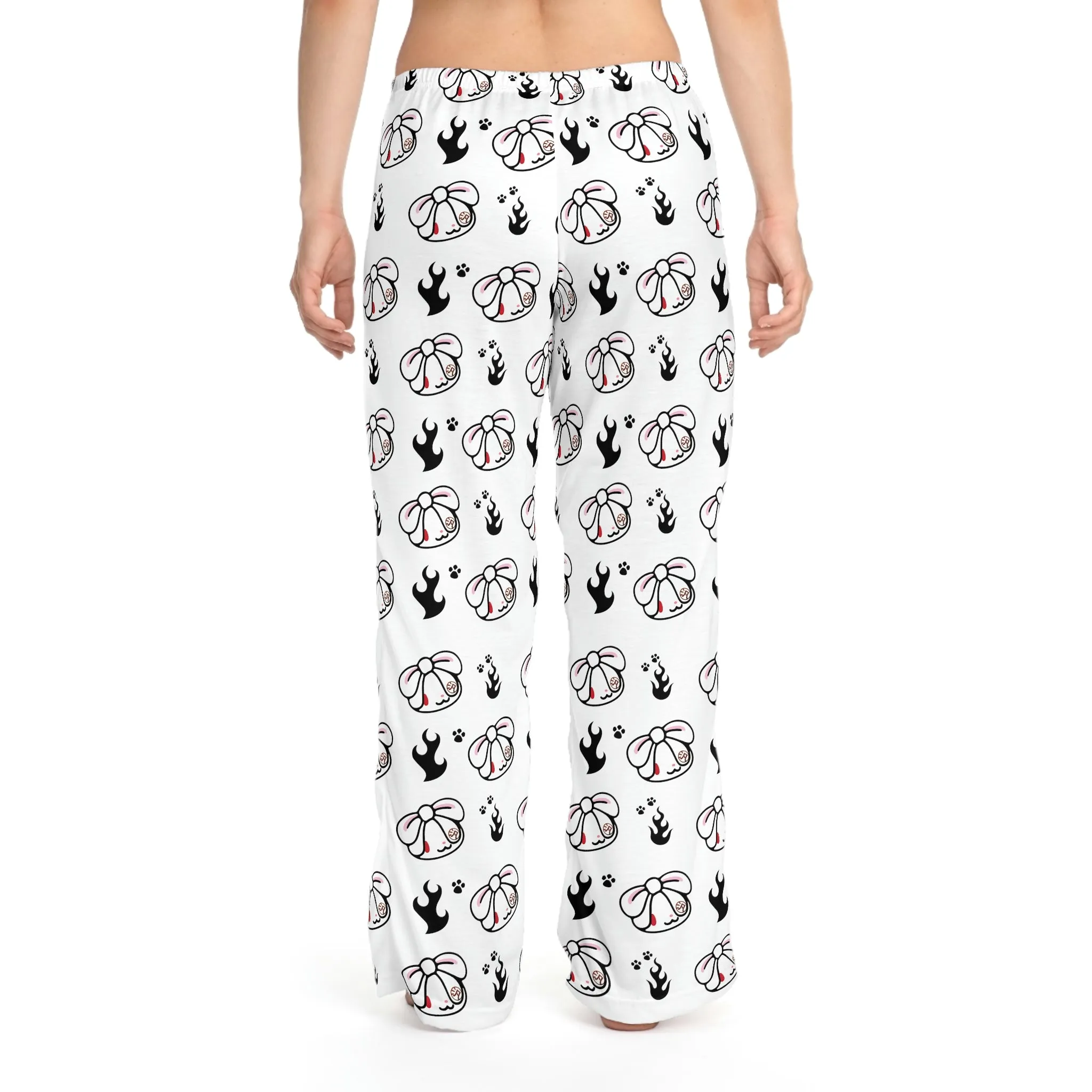All-Purpose Bunny Black Flame Pajama Bottoms