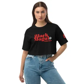 BMCLUB Loose drop shoulder crop top
