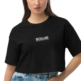 Boujie Loose drop shoulder crop top