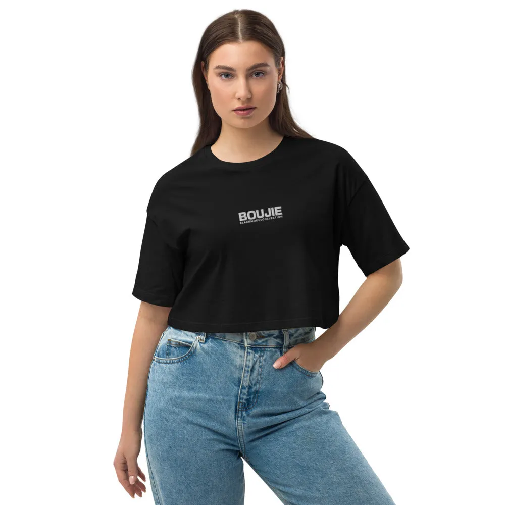 Boujie Loose drop shoulder crop top