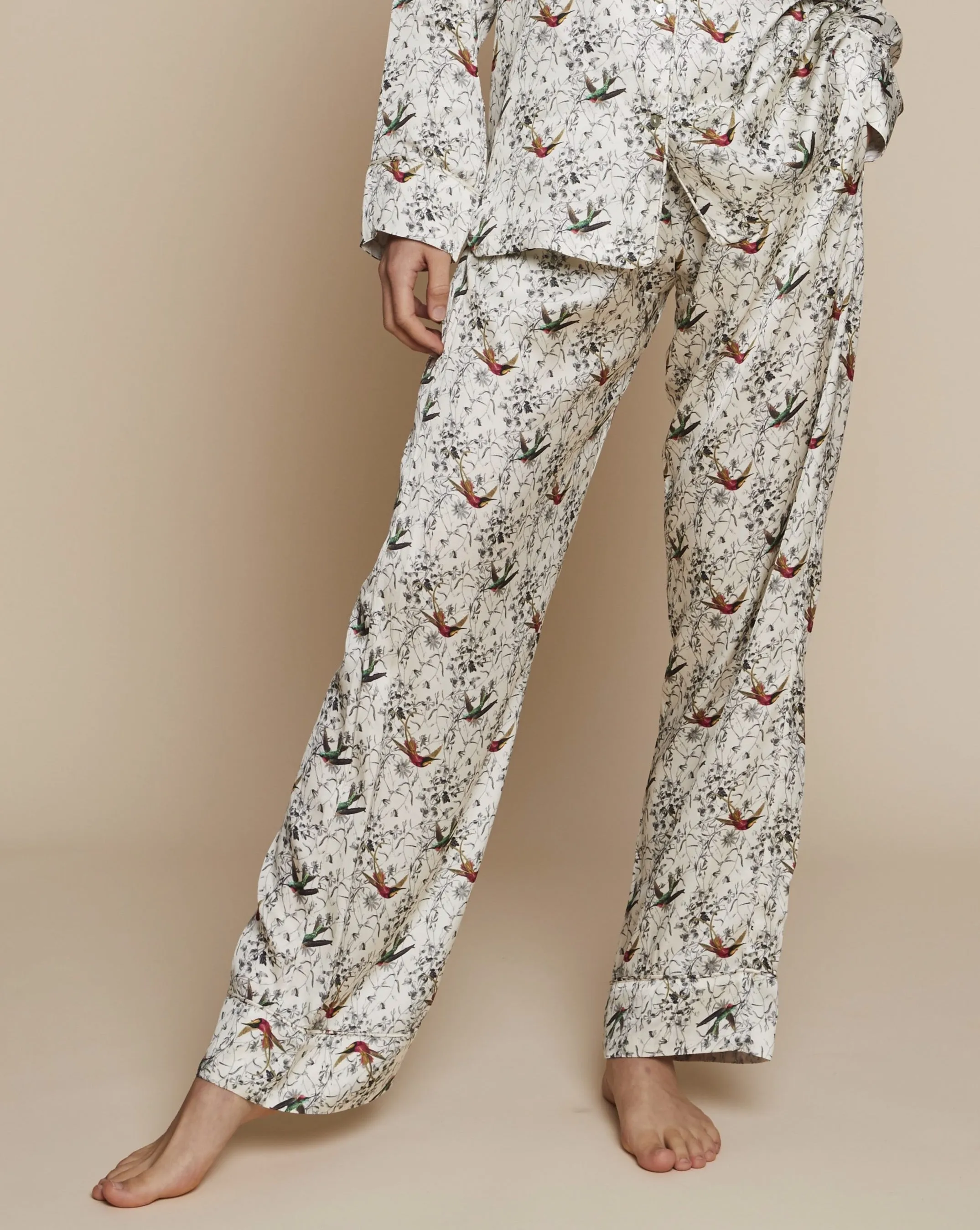 Elisabetha Silk Pyjama in September - Bottom
