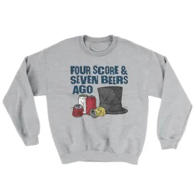 Four Score And Seven Beers Ago Ugly Sweater