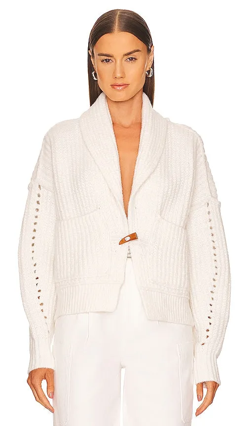 Free People Jackson Cardi in Ivory