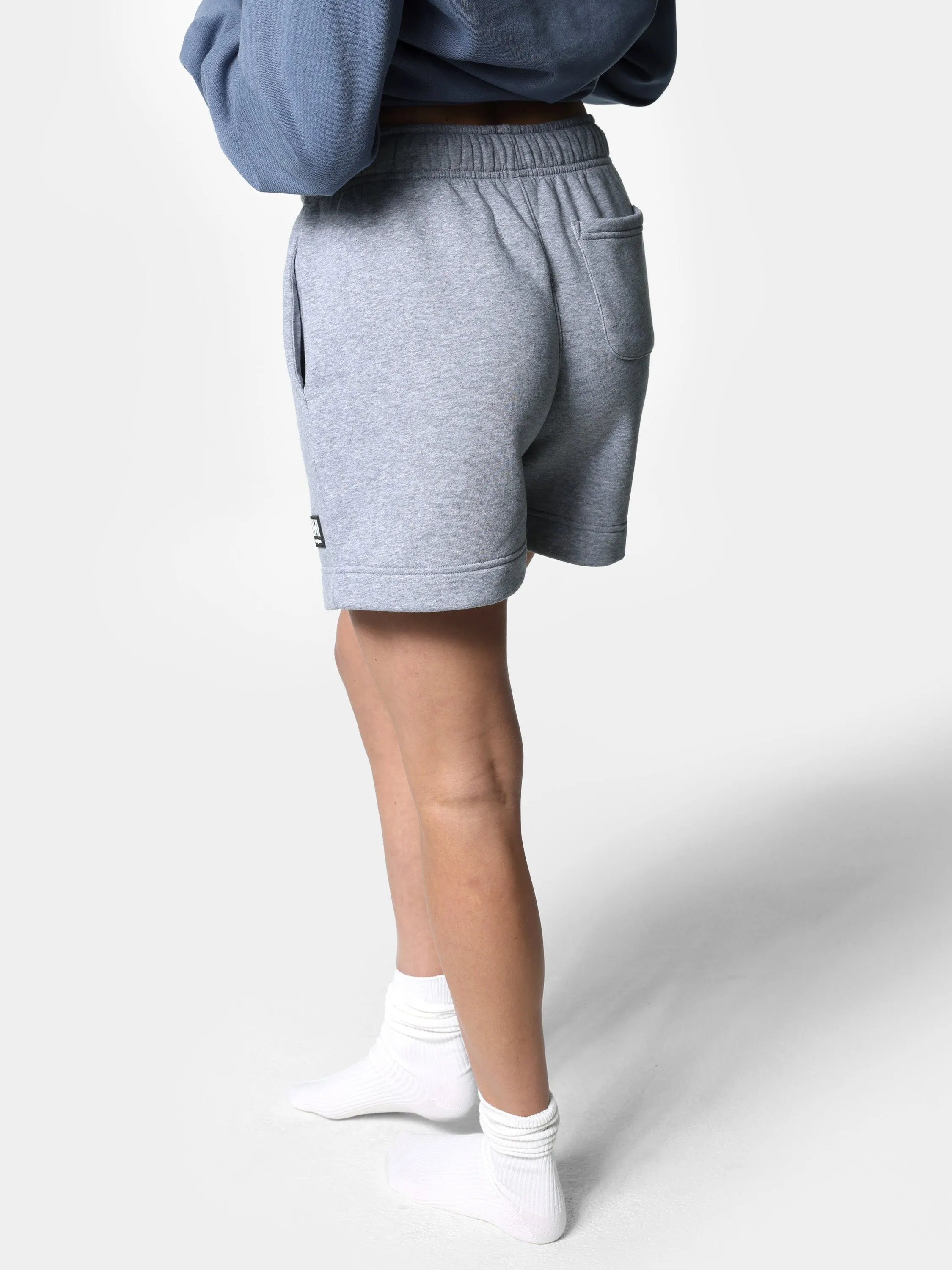 Gray HOF11 Rubber Patch Relaxed Shorts