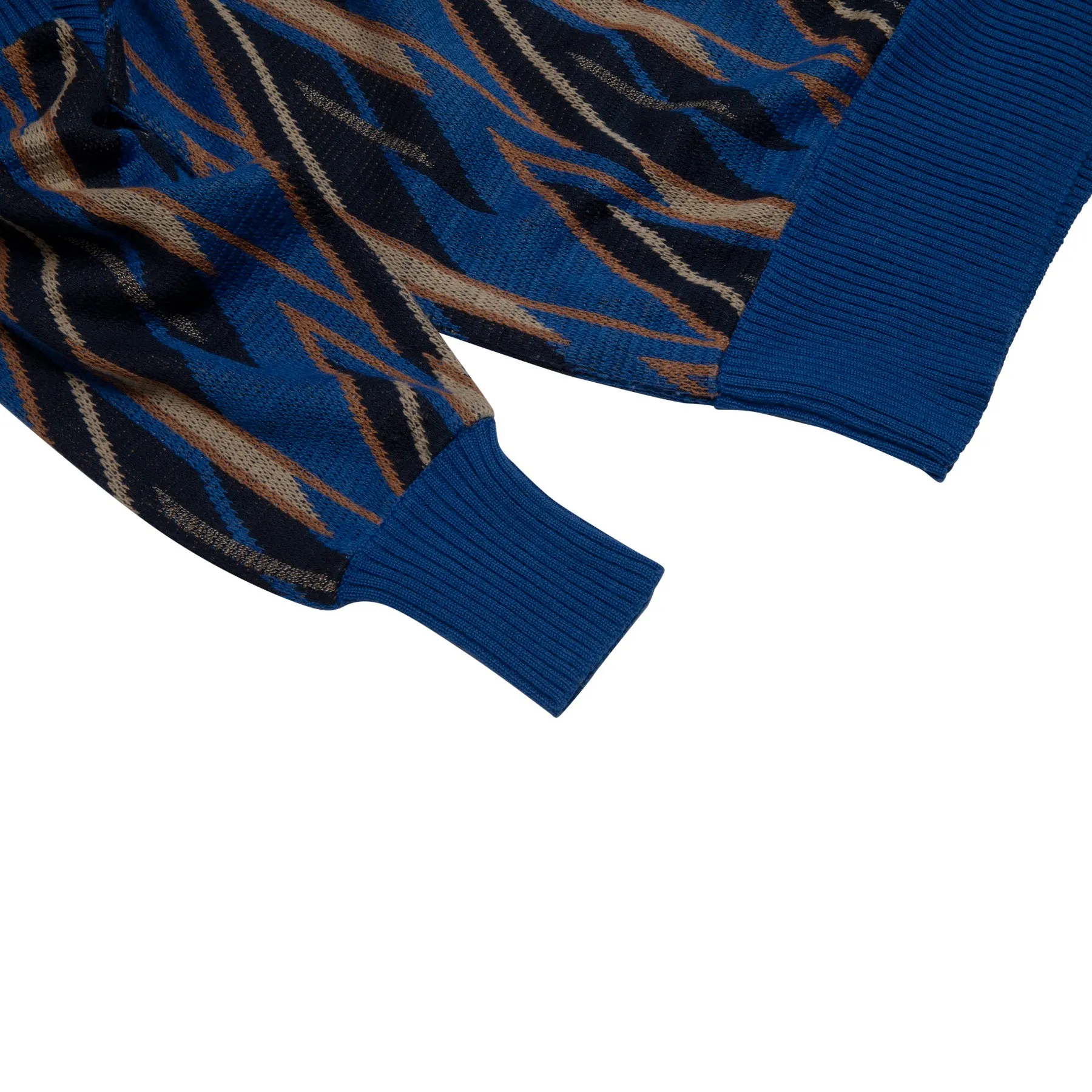 Jacquard Stocking Stitch Saddle Shoulder Jumper