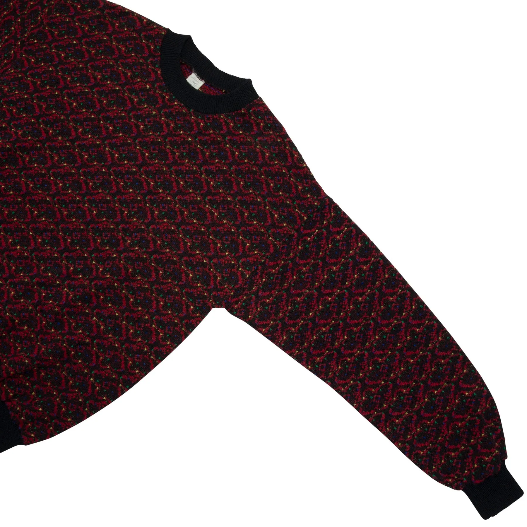 Jacquard Stranded Knit Dropped Shoulder Jumper