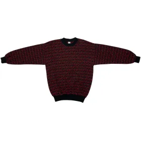 Jacquard Stranded Knit Dropped Shoulder Jumper