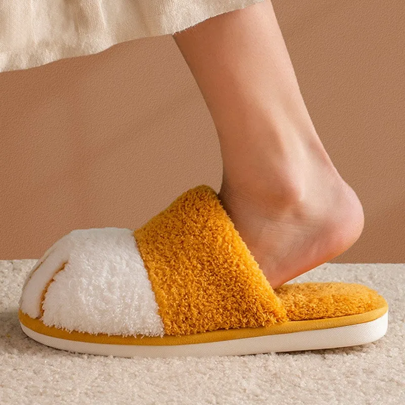Kawaii Cat Paw Warm Fur Slippers