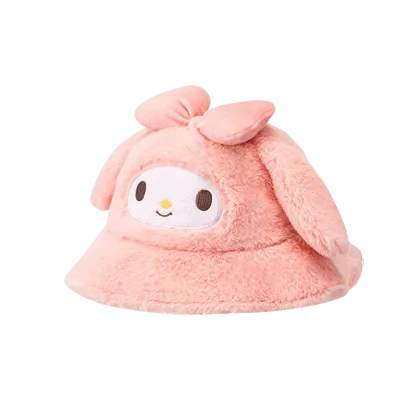 Kawaii Sanrio Kuromi Plush Fisherman Hat