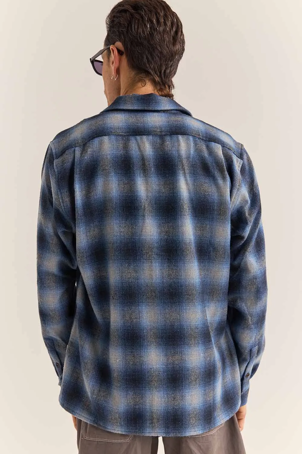 MAR LS FLANNEL Blue