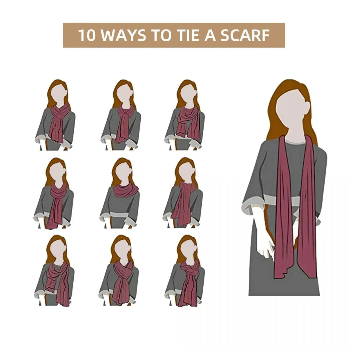 Scarf for Womens Winter Warm