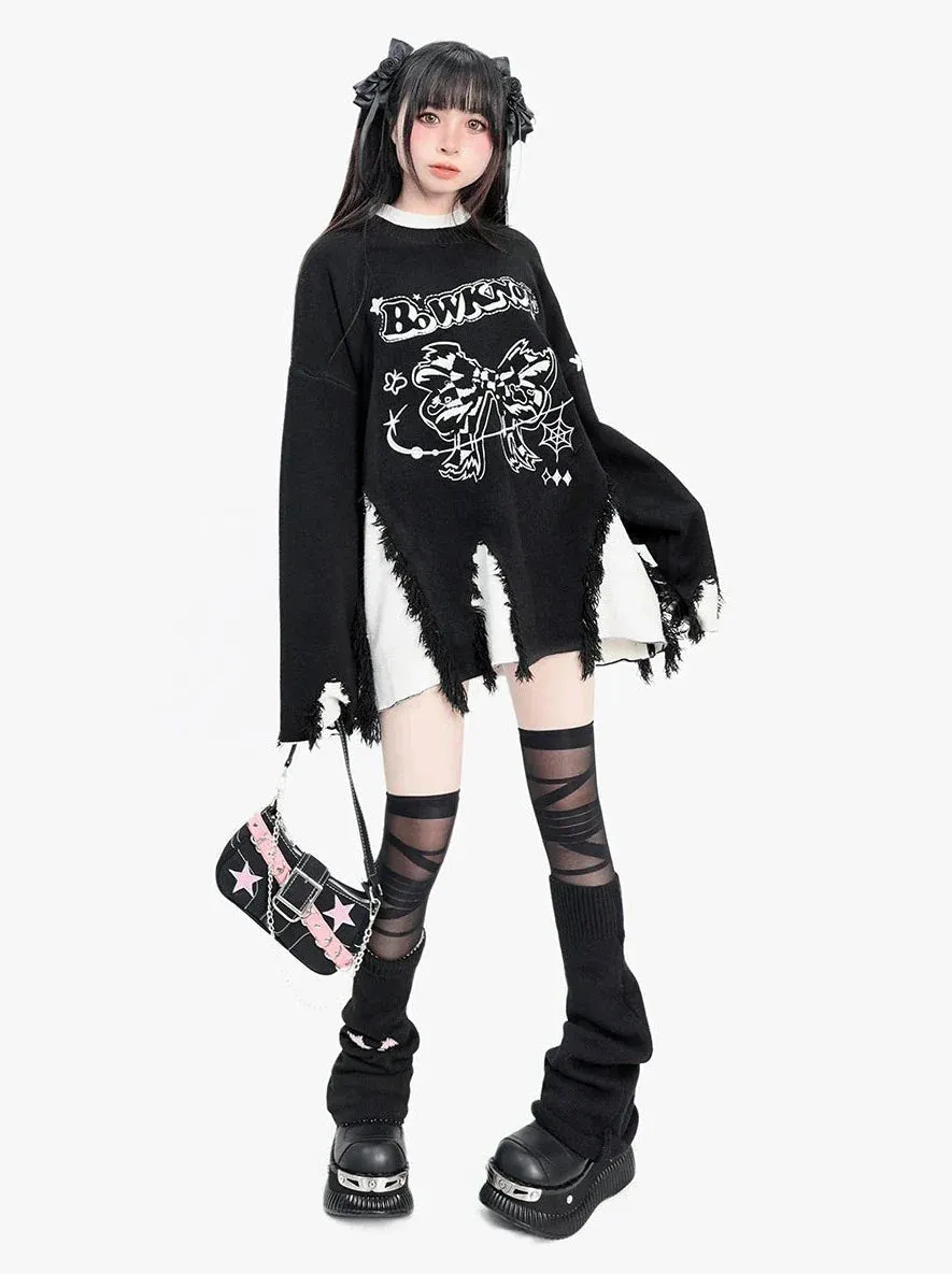 Subculture Mine Slit Loose Tops