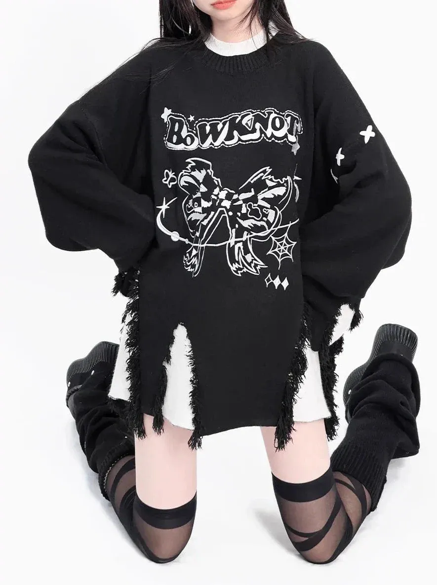 Subculture Mine Slit Loose Tops