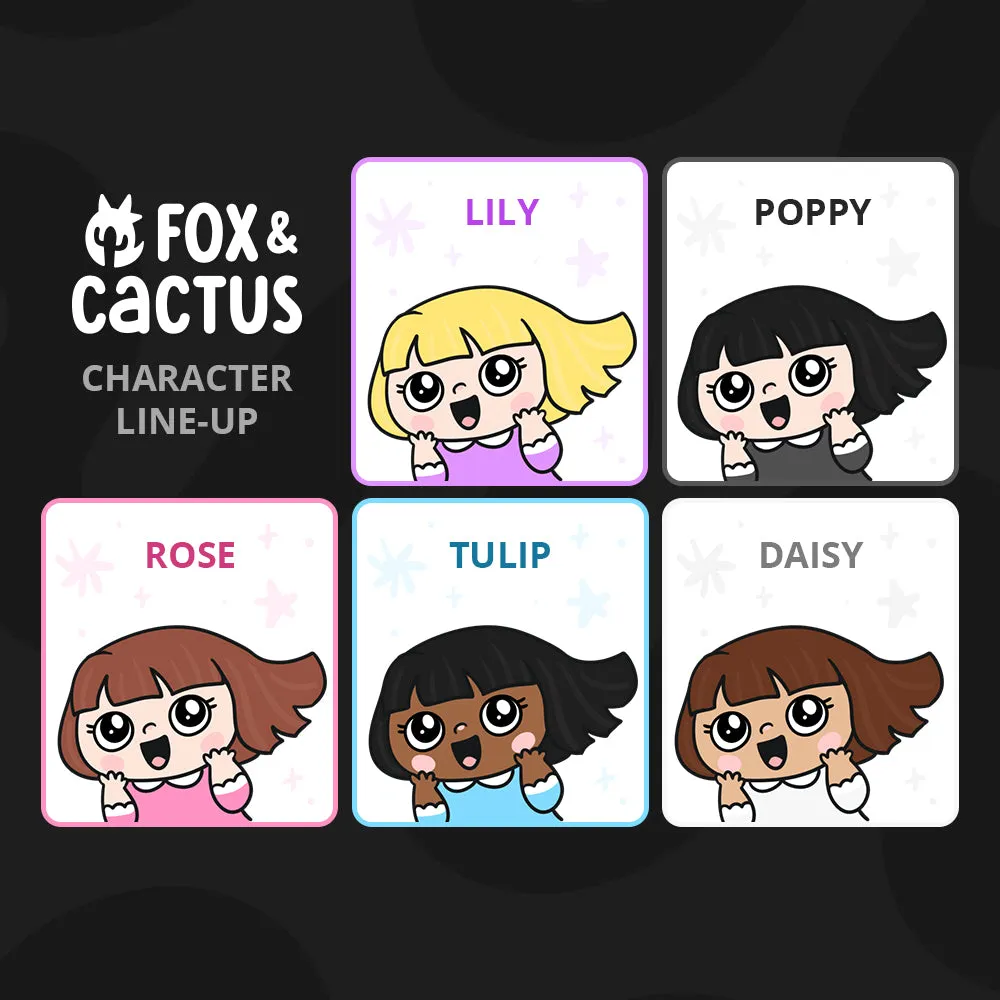 Winter Bucket List Kawaii Girl Stickers