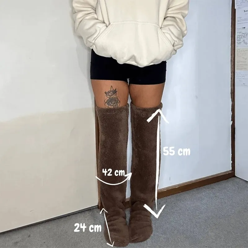 Winter Thickened Warm Knee Socks