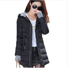 Women winter hooded warm coat